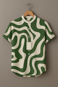 Men’s Statement Abstract Design Shirt